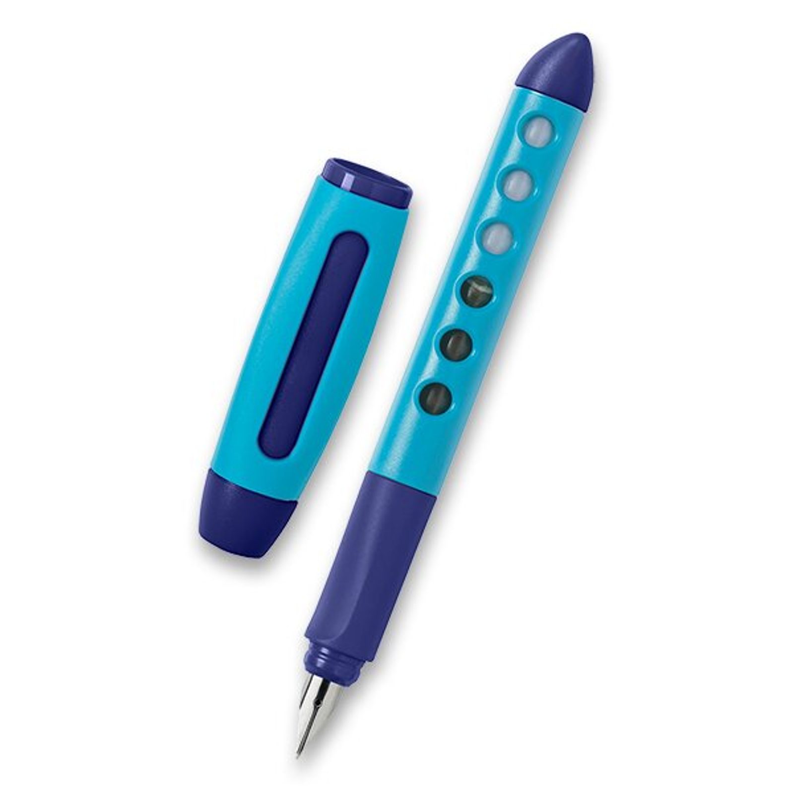 Diplomat NeXus Fountain Pen - Blue Gold Trim | D40504025 | The Online - View #6