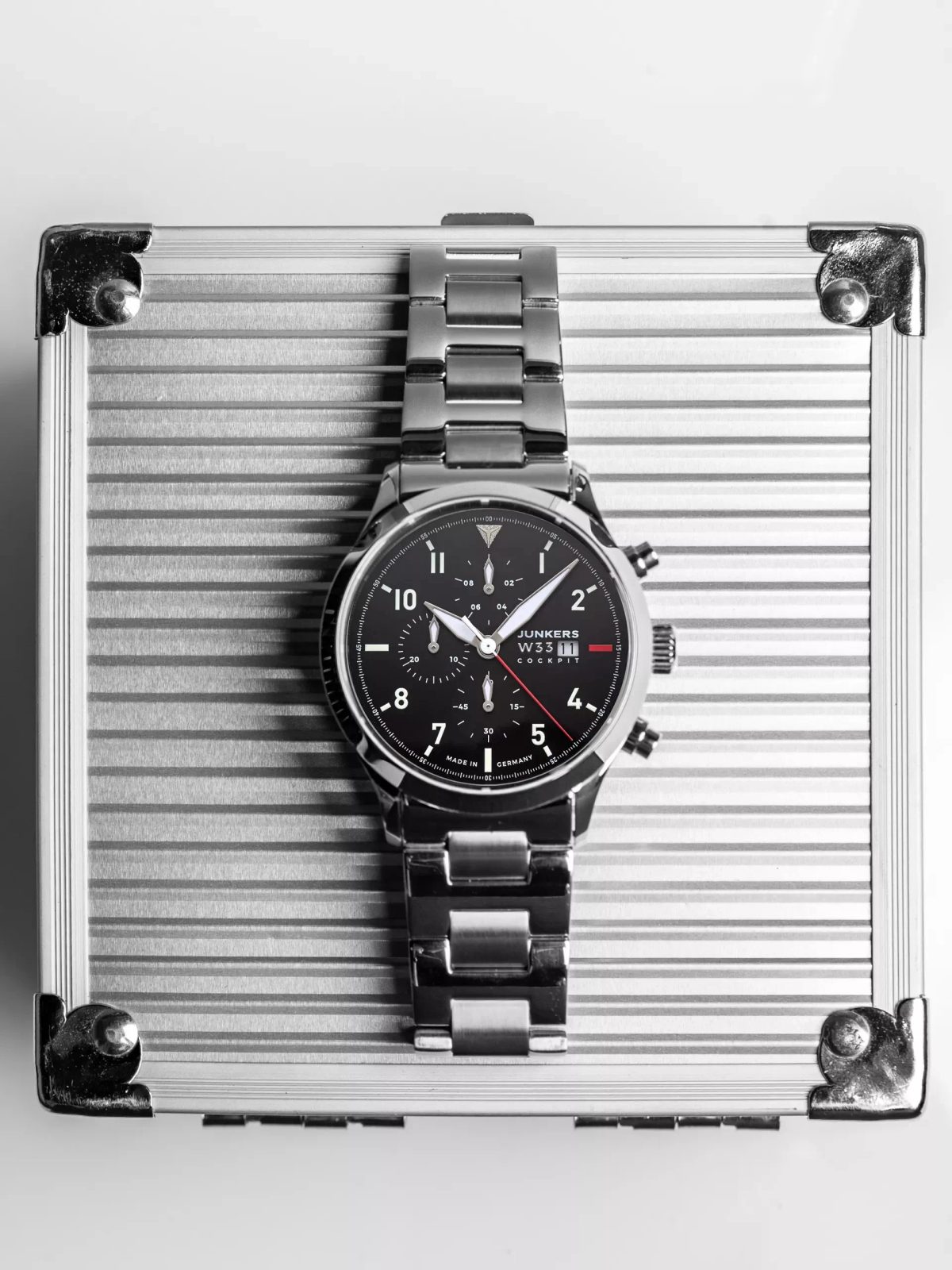Junkers Annelise 34 Madreperla Orologio da Polso Donna 951.03.16, Vetro Zaffiro