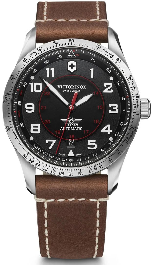 Victorinox leather hotsell watch