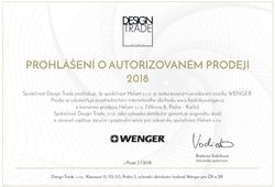 Certifikát Wenger prodejce hodinek Helveti s.r.o.
