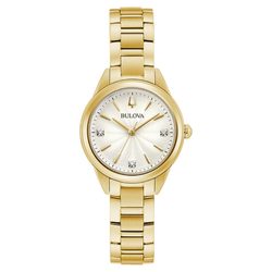 All gold top bulova watch