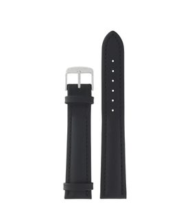 LEATHER STRAP JUNKERS XL 20MM - BLACK - STRAPS - ACCESSORIES