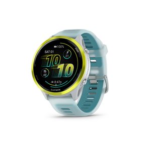 FORERUNNER® 570 - 47MM AMP YELLOW HLINÍKOVÁ LUNETA, POLOPRŮHLEDNÝ ŘEMÍNEK WHITESTONE/TURQUOISE 010-02971-01 - FORERUNNER 570 - ZNAČKY