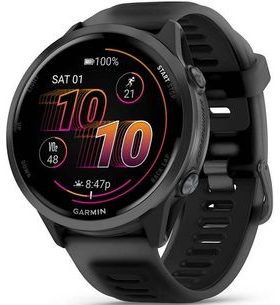 GARMIN FORERUNNER® 570 - 47MM SLATE GREY HLINÍKOVÁ LUNETA, POLOPRŮHLEDNÝ ŘEMÍNEK BLACK/BLACK 010-02971-00 - FORERUNNER 570 - BRANDS