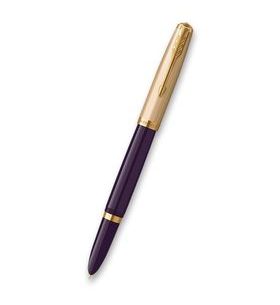 PLNICÍ PERO PARKER 51 DELUXE PLUM GT 18K 1502/612351 - FOUNTAIN PENS - ACCESSORIES