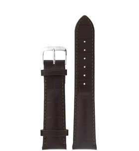 LEATHER STRAP JUNKERS 20MM - BROWN/BROWN STITCHING - STRAPS - ACCESSORIES