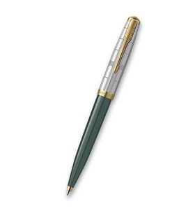 KULIČKOVÉ PERO PARKER 51 PREMIUM FOREST GREEN GT 1502/6269076 - BALLPOINT PENS - ACCESSORIES