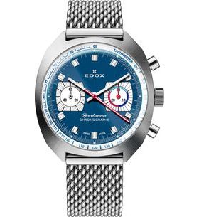 EDOX SPORTSMAN CHRONOGRAPHE AUTOMATIC LIMITED EDITION 08202-3BU-BUIN - SPORTSMAN - ZNAČKY