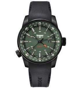 TRASER P68 PATHFINDER GMT GREEN, RUBBER - TACTICAL - BRANDS