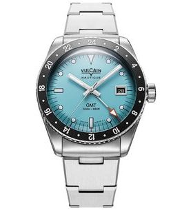 VULCAIN SKINDIVER GMT - TURQUOISE - SKINDIVER NAUTIQUE - ZNAČKY