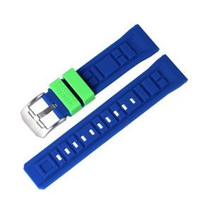 SILICONE STRAP VOSTOK EUROPE FOR SYSTEMA PERIODICUM - BLUE - STRAPS - ACCESSORIES
