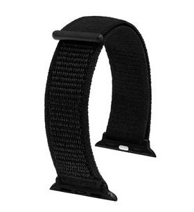 ŘEMÍNEK HIRSCH VOCEM PRO APPLE WATCH - ČERNÝ - STRAPS - ACCESSORIES