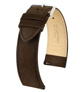 ŘEMÍNEK HIRSCH OSIRIS NUBUK - HNĚDÝ - STRAPS - ACCESSORIES