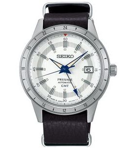 SEIKO PRESAGE SSK015J1 STYLE 60'S GMT 110TH WATCHMAKING ANNIVERSARY LIMITED EDITION - PRESAGE - BRANDS