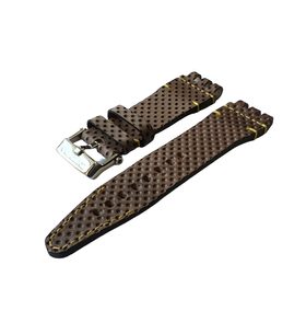 HNĚDÝ KOŽENÝ ŘEMÍNEK VOSTOK EUROPE 26MM PRO ENERGIA YN84-575A539 - ŘEMÍNKY - OSTATNÍ