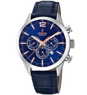 FESTINA TIMELESS CHRONOGRAPH 20542/4 - PÁNSKÉ OCELOVÉ HODINKY - HODINKY