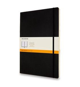 ZÁPISNÍK MOLESKINE ČERNÝ - MĚKKÉ DESKY - A4 LINKOVANÝ 1331/1121201 - DIÁŘE A ZÁPISNÍKY - OSTATNÍ