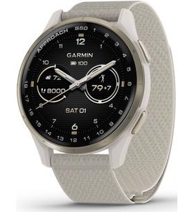 GARMIN APPROACH® S50 CREAM GOLD, NYLONOVÝ ŘEMÍNEK IVORY COMFORTFIT 010-03010-01 - APPROACH - BRANDS