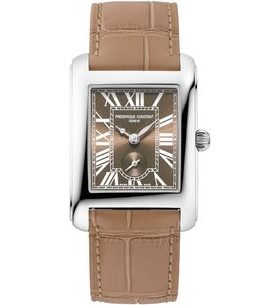 FREDERIQUE CONSTANT CLASSICS CARRÉE SMALL SECONDS QUARTZ FC-235BR2C6 - CLASSICS LADIES - MĂRCI