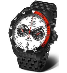 VOSTOK EUROPE N-1 ROCKET CHRONO LINE 6S21-225C620B - ROCKET N-1 - ZNAČKY