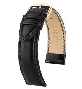 ŘEMÍNEK HIRSCH ASCOT - ČERNÝ, LESK - ŘEMÍNKY - OSTATNÍ