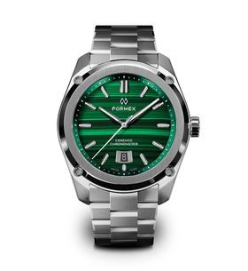 FORMEX ESSENCE FORTYTHREE AUTOMATIC CHRONOMETER MALACHITE STEEL BRACELET 0330.1.6690.100 - ESSENCE - BRANDS