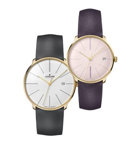 SET JUNGHANS MEISTER FEIN AUTOMATIC 27/7150.00 A 27/7232.00 - HODINKY PRO PÁRY - HODINKY