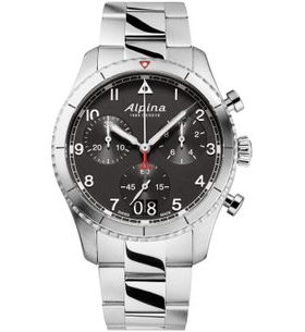 ALPINA STARTIMER PILOT QUARTZ CHRONOGRAPH BIG DATE AL-372BW4S26B - STARTIMER PILOT CHRONOGRAPH - ZNAČKY