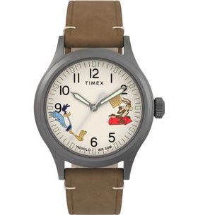 TIMEX EXPEDITION SCOUT X LOONEY TUNES WILE E. COYOTE & ROAD RUNNER TW2Y99400QY - TIMEX - BRANDS