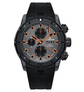 EDOX C01 CARBON CHRONOGRAPH AUTOMATIC 01125-CCN-GNO - WATCHES