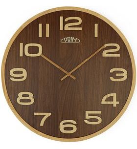 WALL CLOCK PRIM TIMBER VENEER E07P.4153.50 - WALL CLOCK - ACCESSORIES