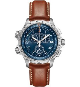 HAMILTON KHAKI AVIATION X-WIND GMT CHRONO QUARTZ H77922541 - KHAKI AVIATION - BRANDS