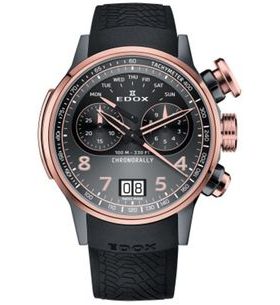 EDOX CHRONORALLY QUARTZ CHRONOGRAPH 38003-TINGR-GRN - CHRONORALLY - ZNAČKY