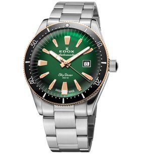 EDOX SKYDIVER DATE AUTOMATIC 80126-357RNM-VIR LIMITED EDITION - SKYDIVER - ZNAČKY