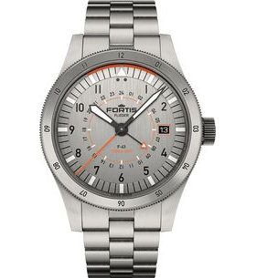 FORTIS FLIEGER F-43 TRIPLE-GMT TITANIUM ORANGE COSC F4260002 - FLIEGER - ZNAČKY