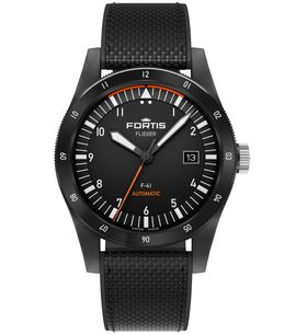 FORTIS FLIEGER F-41 WERK 7 MISSION BLACK LIMITED EDITION F4220030 - FLIEGER - BRANDS