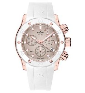 EDOX CO-1 CHRONOLADY QUARTZ CHRONOGRAPH 10255-37RBCABBE - CO-1 - ZNAČKY