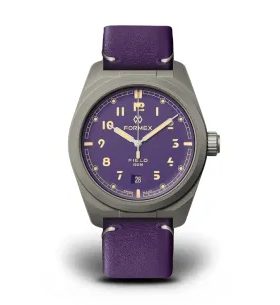 FORMEX FIELD AUTOMATIC ULTRA VIOLET BOLGHERI VIOLET LEATHER STRAP 0660.1.6593.799 - FIELD AUTOMATIC - ZNAČKY