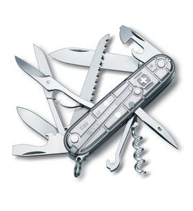 NŮŽ VICTORINOX HUNTSMAN SILVERTECH 1.3713.T7B1 - KAPESNÍ NOŽE - OSTATNÍ