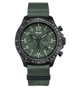 TRASER P67 OFFICER PRO CHRONOGRAPH GREEN, NATO - HERITAGE - BRANDS