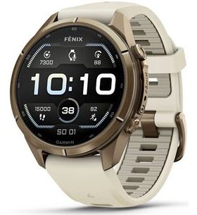 GARMIN FENIX® 9 PRO - 43 MM, GOLD TITANIUM CREAM/FOG GRAY 010-04335-26 - FENIX 9 PRO - ZNAČKY