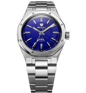 NIVADA GRENCHEN F77 SST LAPIS LAZULI BATON HANDS MK2 - 38MM - F77 - BRANDS