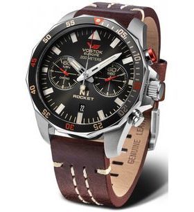 VOSTOK EUROPE N-1 ROCKET CHRONO LINE 6S21-225A618 - ROCKET N-1 - ZNAČKY