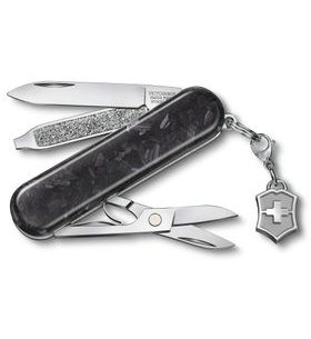 NŮŽ VICTORINOX CLASSIC SD BRILLIANT CARBON 0.6221.90 - POCKET KNIVES - ACCESSORIES