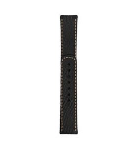 ŘEMÍNEK FORMEX ESSENCE THIRTYNINE DEPLOYANT ČERNÝ NYLON ZLATÉ PROŠITÍ (BEZ SPONY) NS.0333.815 - ŘEMÍNKY - OSTATNÍ