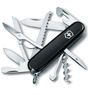 NŮŽ VICTORINOX HUNTSMAN BLACK - KAPESNÍ NOŽE - OSTATNÍ