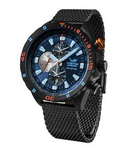 VOSTOK EUROPE ALMAZ MULTIFUNCIONAL LINE YM26-320C654B - ALMAZ SPACE STATION - BRANDS