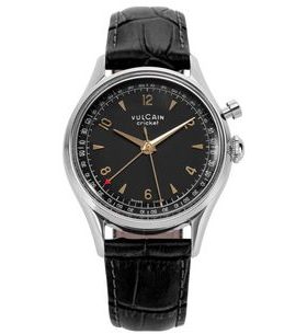 VULCAIN CRICKET TRADITION 39 MM - BLACK/GOLD - CRICKET TRADITION - ZNAČKY