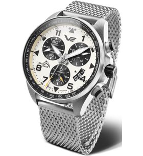 VOSTOK EUROPE SPACE RACE CHRONO LINE 6S30-325A743 - STEEL BRACELET - SPACE RACE - BRANDS