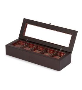 WATCH BOX WOLF X WM BROWN 800672 - WATCH BOXES - ACCESSORIES